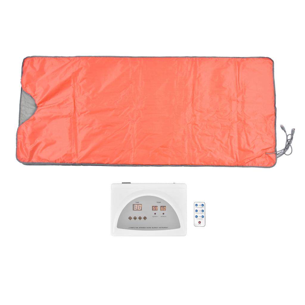 Sauna Blanket Far Infrared Sauna Heating Blanket Home Intelligent Two Stage Heat 650W for Salon