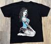 Fatal Crew Pin-Up Girl T-Shirt Size Large Rockabilly Tattoo Skater Punk Unisex T-Shirt