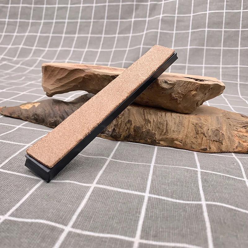 Lucidatura coltello Cintura in cuoio Stropping Articolo per affilare il coltello per affilacoltelli Cuoio Stropping di affilatura Pietra per affilare il cuoio