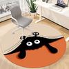 1PC Pocket Elves Office Round Area Rug, Mat Suitable For Office, Under Office Chairs Bedroom Living Room Home Decor, Room Deco