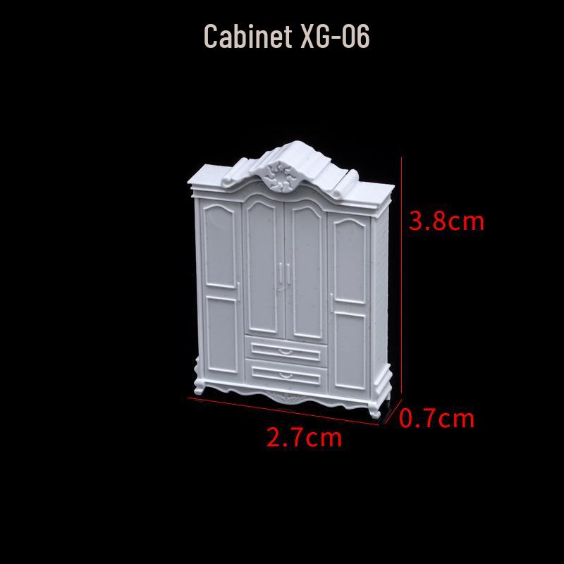 1:50 Scale Model Materials: Sand Table, DIY Indoor Furniture, Wardrobe, Bedside Table, Bookshelf, Wine Cabinet