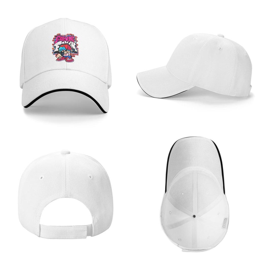 Unisex Baseball Hats BoyFriend FNF Brick Wall Outdoor Streetwear Summer Sports Baseball Caps Cap Casquette Polychromatic Hats