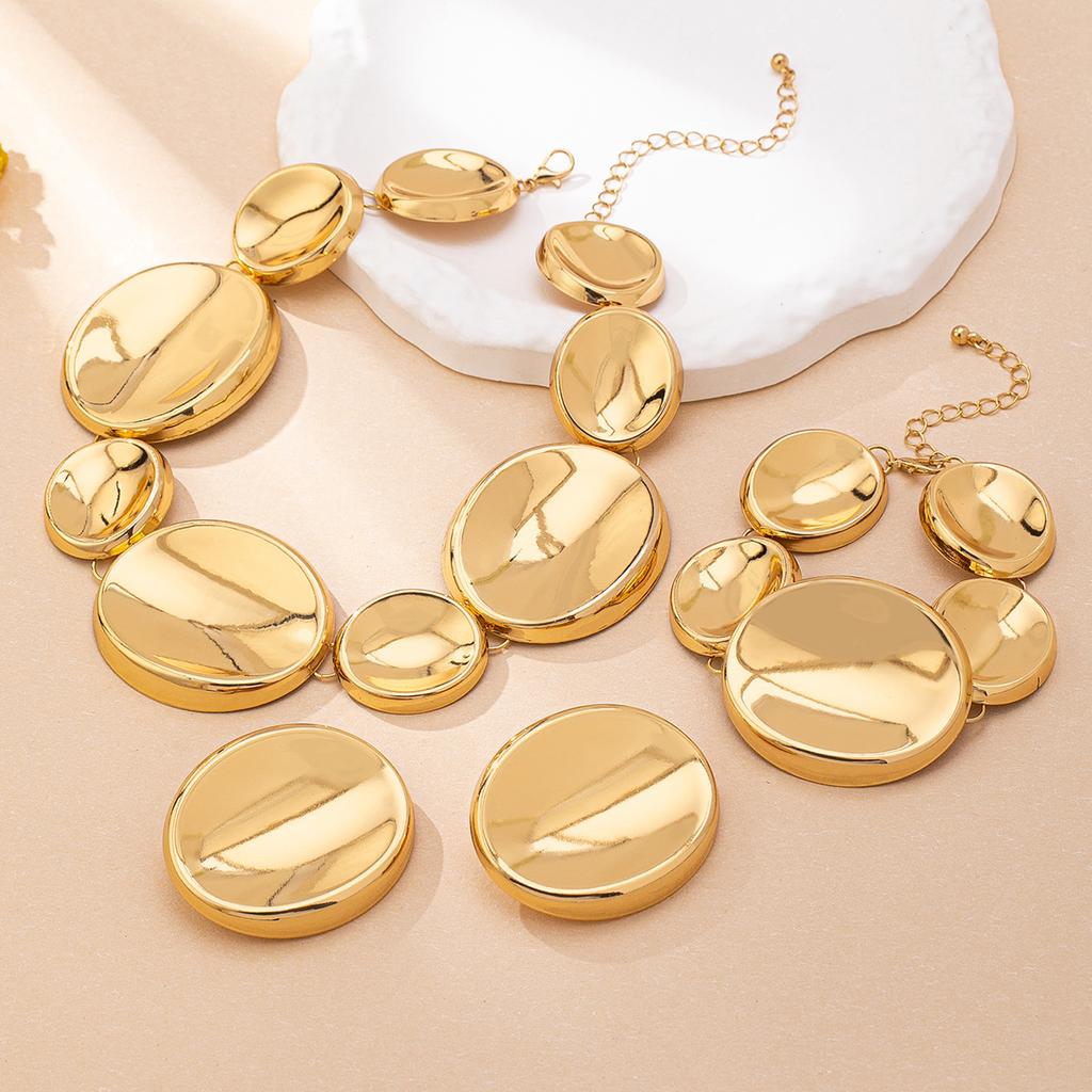 Ensemble de Bijoux de Mode Collier Bracelet Boucles d'Oreilles Pour Femmes Dames