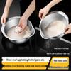 ZISIZ Thickened 316 Stainless Steel Rice & Vegetable Colander (Set of 2)