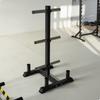 Barbell Plate Storage Rack Space-Saving for Home Gym