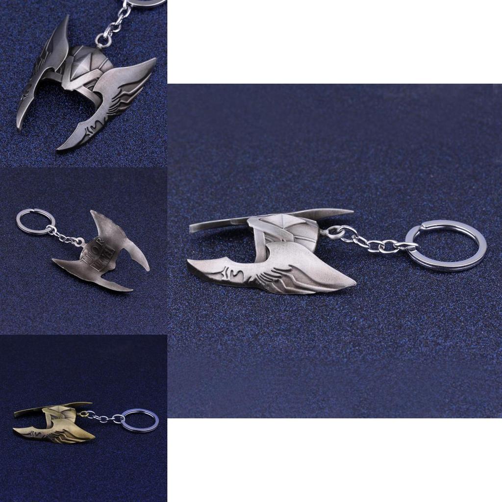 Premium Avengers Thor Mask Alloy Key Chains Keyfob Keyring Gifts Collectible For Fans