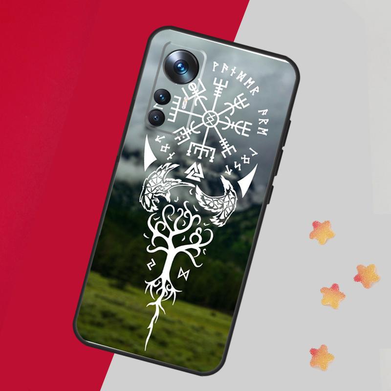 Forest Nordic Runes Case For Xiaomi 14 13 11T 12T 13T Pro 12 Lite 12X POCO X3 X5 Pro X4 F4 M5 M5s F3 F5 Cover