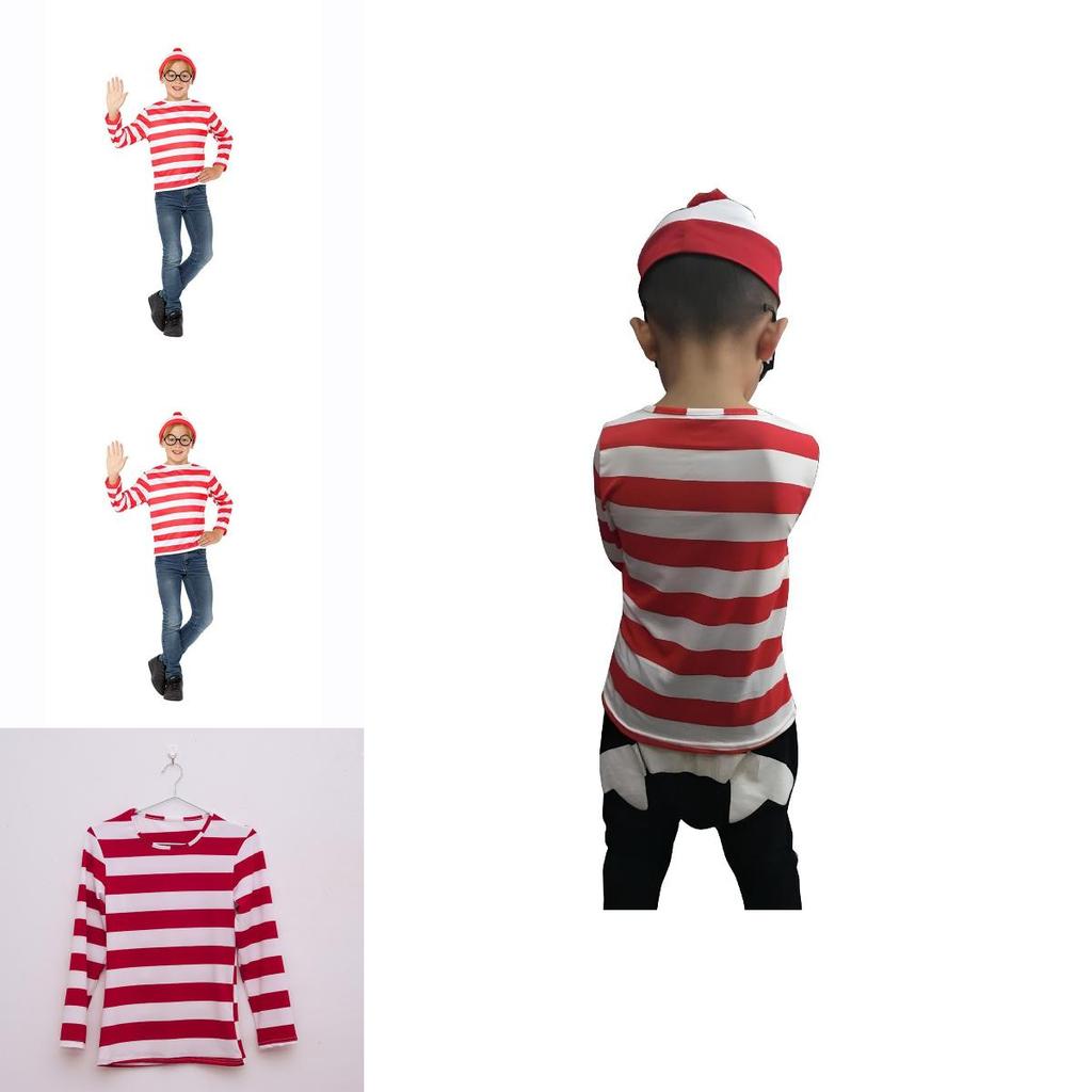 Wo ist Walter Halloween Kostüm Lustig und Smart UK Anime Cos Verkleidung