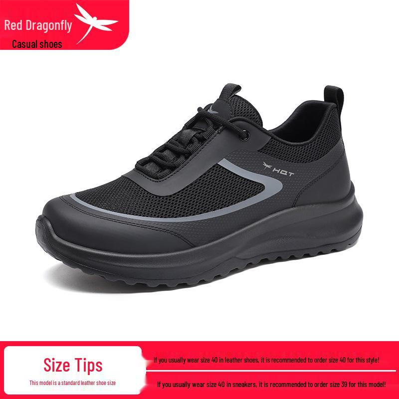 Red Dragonfly Men s Summer Mesh Breathable Casual Sports Travel Shoes 40