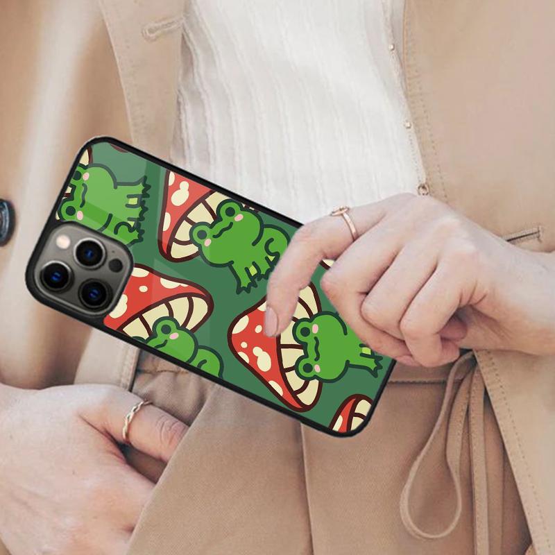 Cute Frog Magnetic Phone Case For APPLE iPhone 17 Air 16 14 13 12 Pro Max 15 Plus Wireless Charge With MagSafe Cover