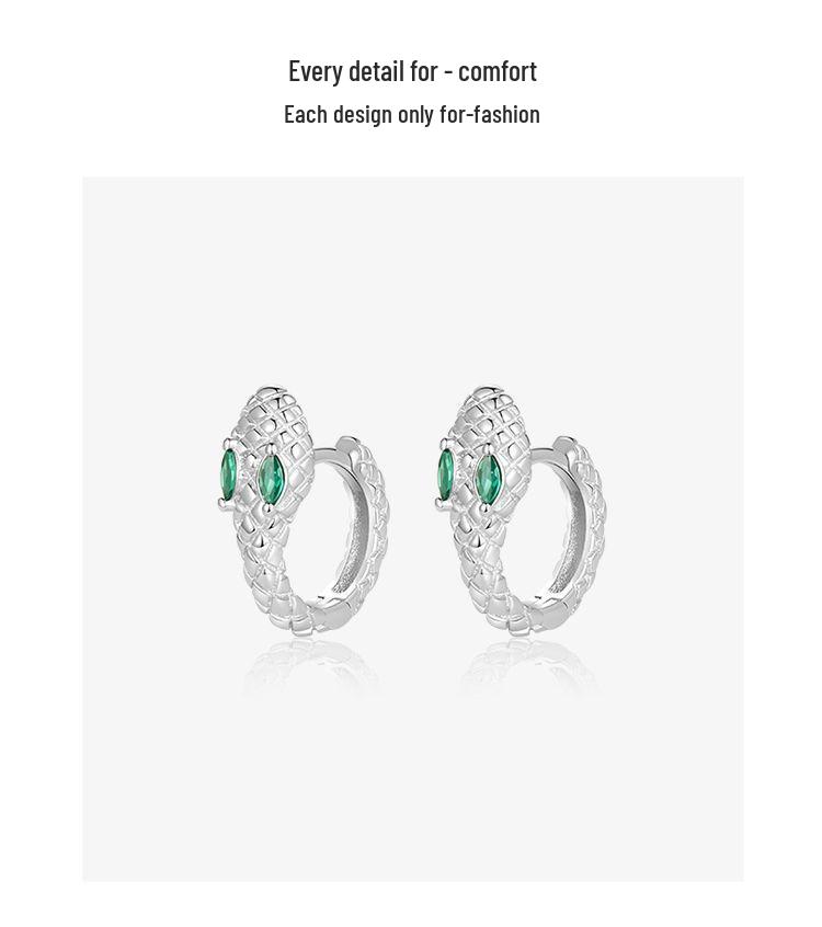 999 Sterling Silver Minimalist Men's Single Stud Earring - Cool, Handsome, High-End Birthday Gift for Boyfriend