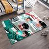 "Anime Style Carpet with Manga Characters and Dynamic Design Print" Suitable for use as an anti-slip for living room bedroom sofas