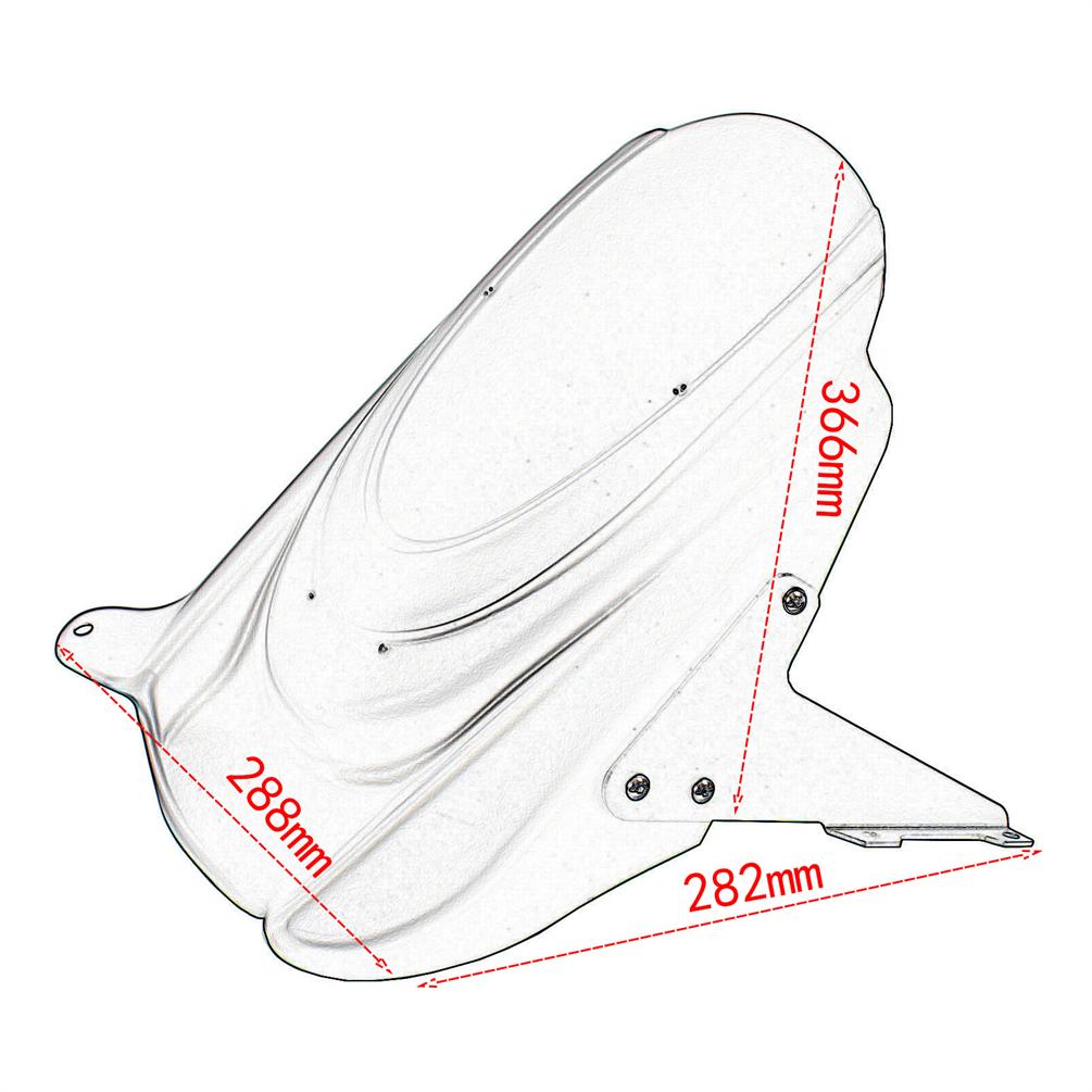 Versys650 KLE650 Rear Hugger Fender Mudguard Wheel Cover Tire Splash Guard For Kawasaki Versys 650 2007-2025 Motor Accessories