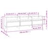 TV Cabinet Smoked Oak 150 x 30 x 44.5 cm Particleboard