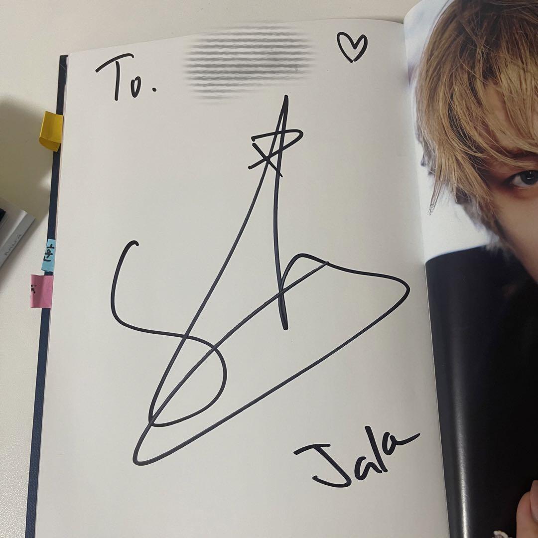 

[Б/В] Автограф Джейка з Enhypen