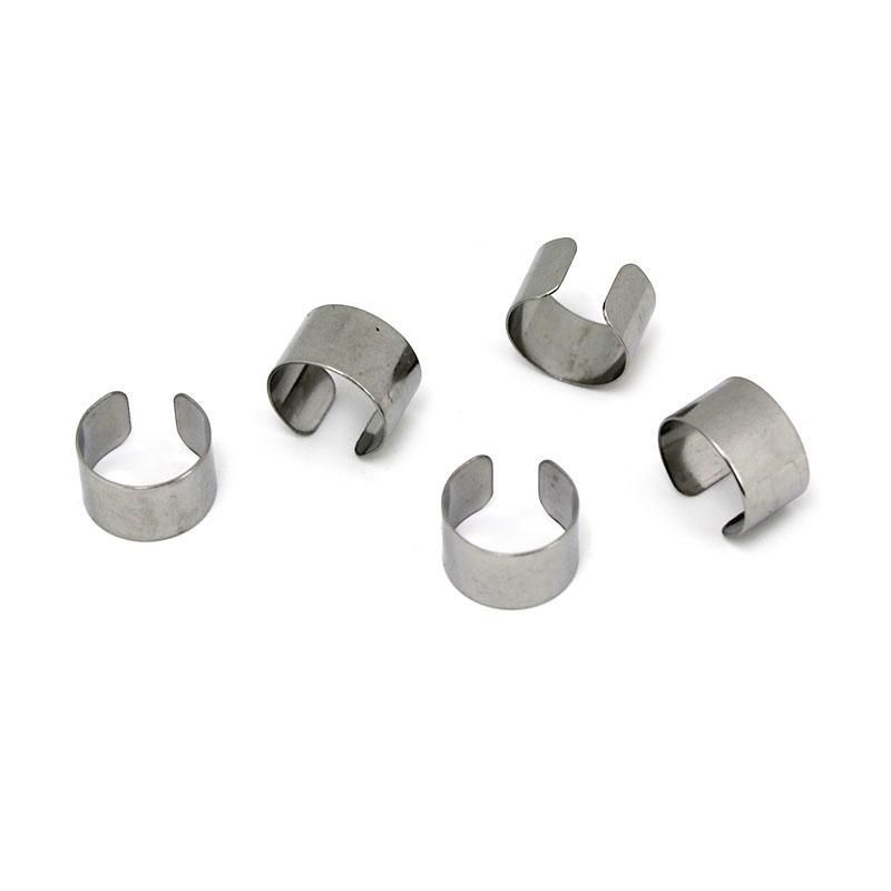 20Pcs Stainless Steel Ear Clips Findings Body Jewelry Ear Cuffs Ear Clips No Piercing Earrings for Women Men DIY Jewelry Making
