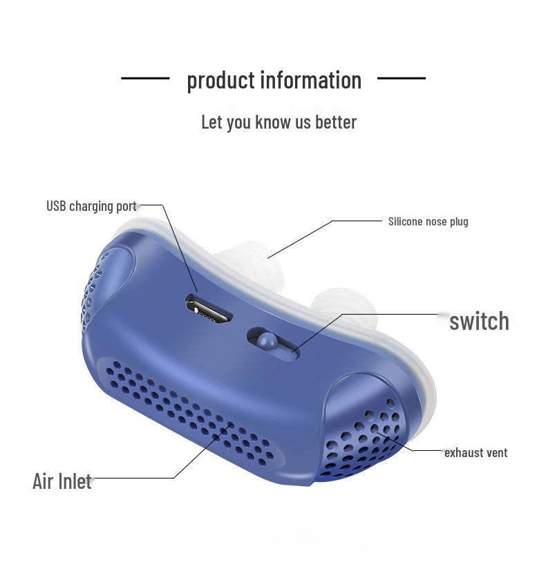 Electric Anti-Snoring Nasal Device for Men and Women – Sleep Aid