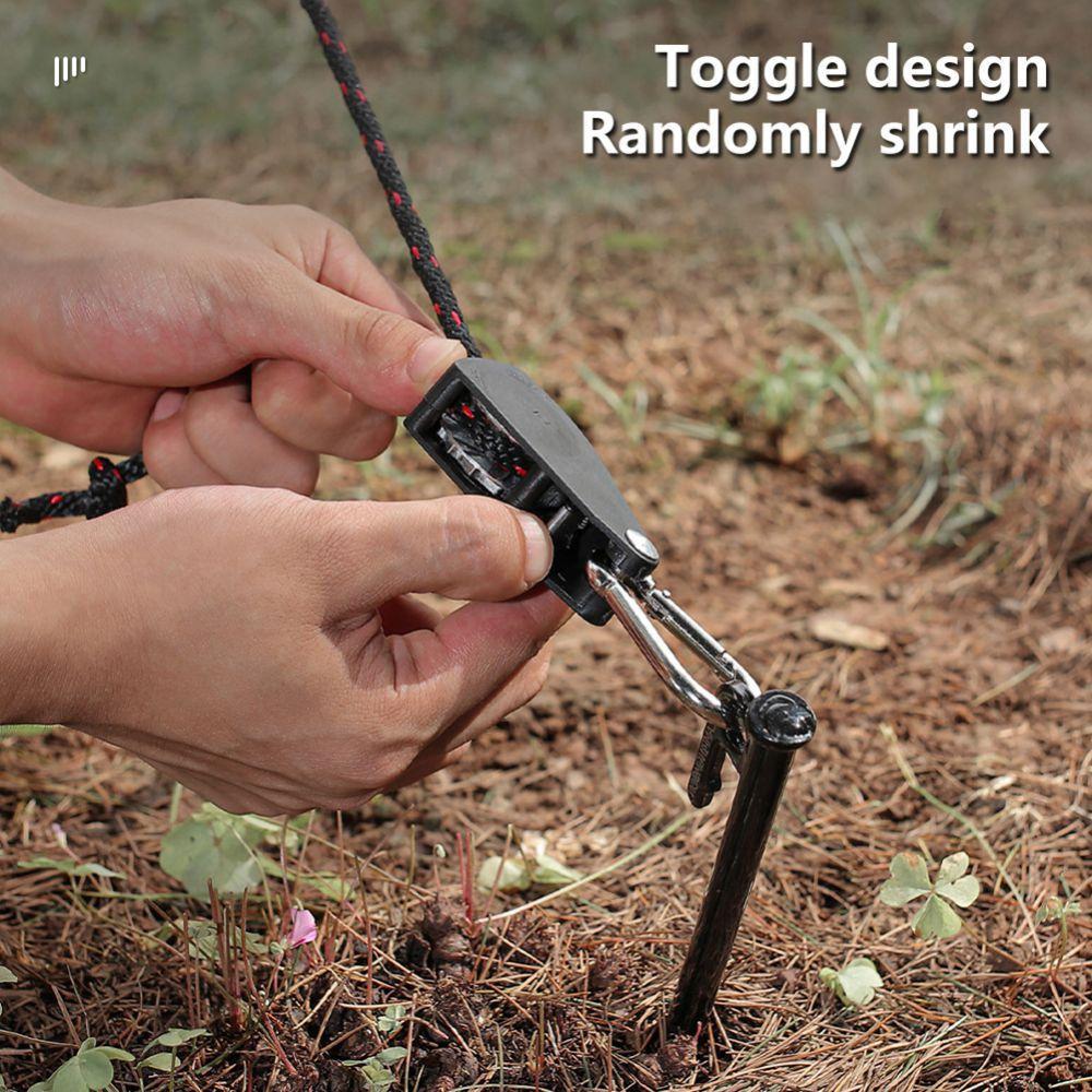 Rope Tensioner Adjutsable Rope Hanger Rope Hanger Tent Lanyard Pulley Outdoor Pulley Adjuster