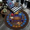 Music Nature Harmony Round Area Rug Under Office Chairs Bedroom Living Room Home Decor