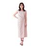 Dress with Side Belt and Drape 36 [Pinky & Dianne] 031-6140628 Women's 040_Beige