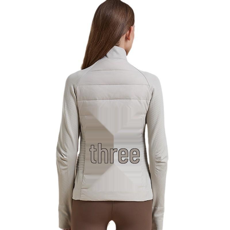 Sporty Warm Windproof Slim-Fit Down Jacket with Fleece Lining
