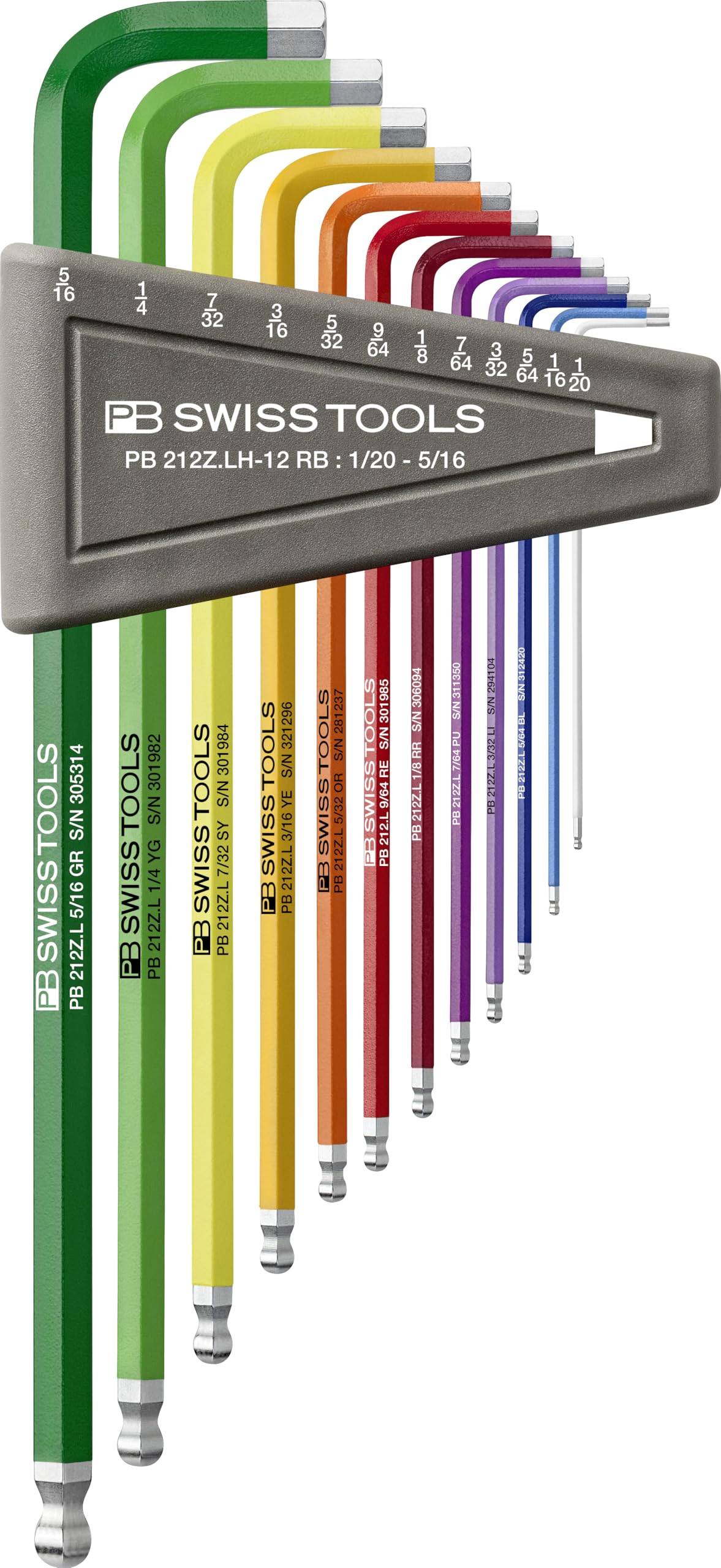 

Набор шестигранных ключей PB SWISS TOOLS PB RB Сделано в Швейцарии Набор длинных шестигранных ключей с шаровым концом и дюймовыми размерами для промышленного и ремесленного применения 212Z.LH-12 100%