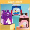 Sesame Baby Cartoon School Backpack For Kids With Lightweight Anti Back Pain Design For Children