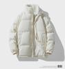 Dicke, mit Baumwolle gefütterte Winterjacke für Herren, warme, lockere Passform für junge Männer