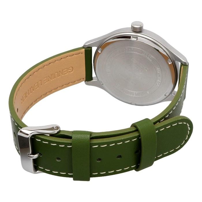 Casio Standard Quartz Men's Watch MTP-B160L-1B1V Black Dial Green Leather Band