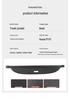 Honda P7/S7 Retractable Trunk Sunshade & Storage Partition Board