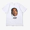HIP HOP High Street Gothic Tees AAP Portrait Casual Harajuku Tops ASAP ROCKY Shortsleeved Tshirt Unisex