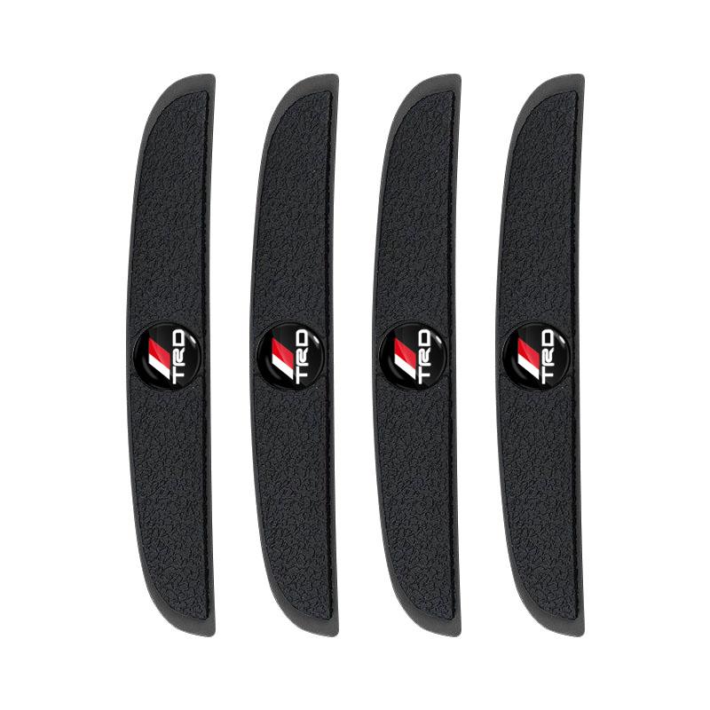 4pcs Car Door Anti-Collision Strip Rearview Mirror Protection Sticker for Toyota TRD Prius Avensis Rav4 Auris Yaris Verso Land Cruiser