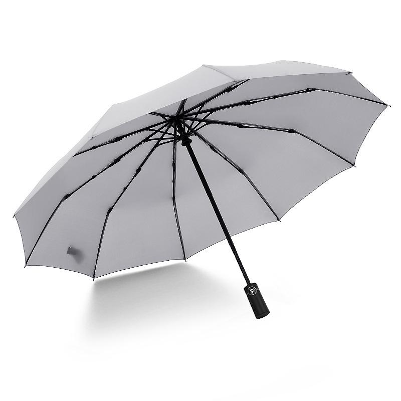 Creative automatic three-fold umbrella folding men's and women's umbrellas umbrella fixed umbrella umbrella