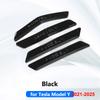 For Tesla Model Y Juniper 2025 Door Protector Strip Anti-Collision Model 3 Door Side Edge Protection Sticker Guard Accessories Interior Mirrors 6