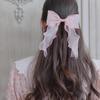 Ponytail Low Bun Hairband Organza Ribbon Self AA0267