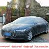Universal Thickened Transparent Disposable Rainproof Car Cover