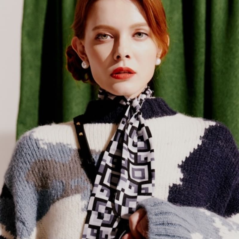 

LEEHO MAISON SCARF [grey] grey