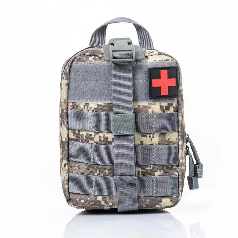 Camouflage Tactical Medical Waist Pack - Multifunctional Outdoor Survival Bag for Mountaineering