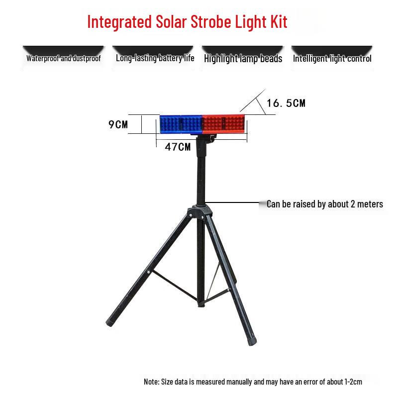 Battle Tiger Solar Traffic Warning Strobe Light