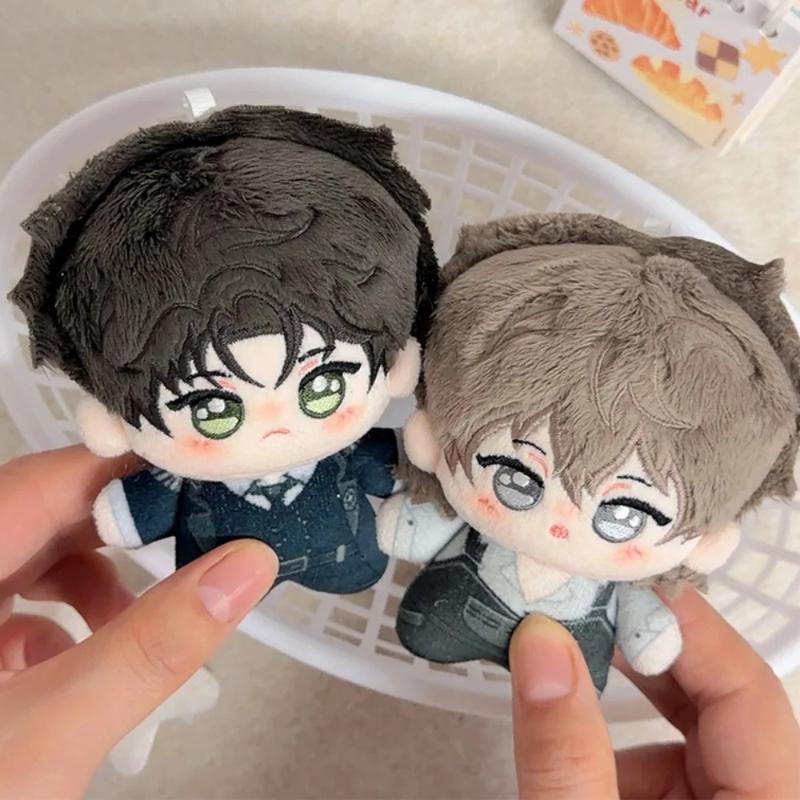 10cm Kawaii Game Anime The Little Mushroom Character An Zhe Lu Feng Stuffed Plush Toy Figure Keychain Doll Pendant Birthday Gift