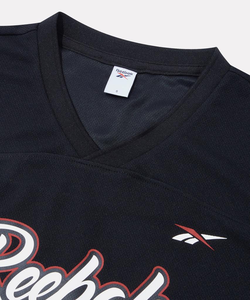 Reebok Authentic Logo Colorblock Short Sleeve T-Shirt (W) - Black
