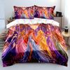 Beautiful Girls W-winx Cartoon Pattern Duvet Cover Set Digital Print Colorful Polyester Bedding with Zipper Closur for Kids Gift
