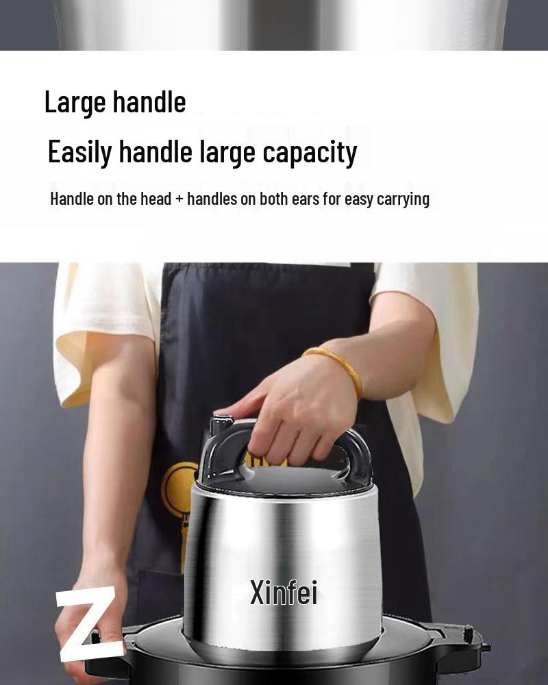 Leistungsstarker Elektrischer Fleischwolf und Mixer aus Edelstahl