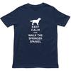 Keep Calm And Walk The Springer Spaniel T ShirtFunny Spaniel Dog Lover Gift Top
