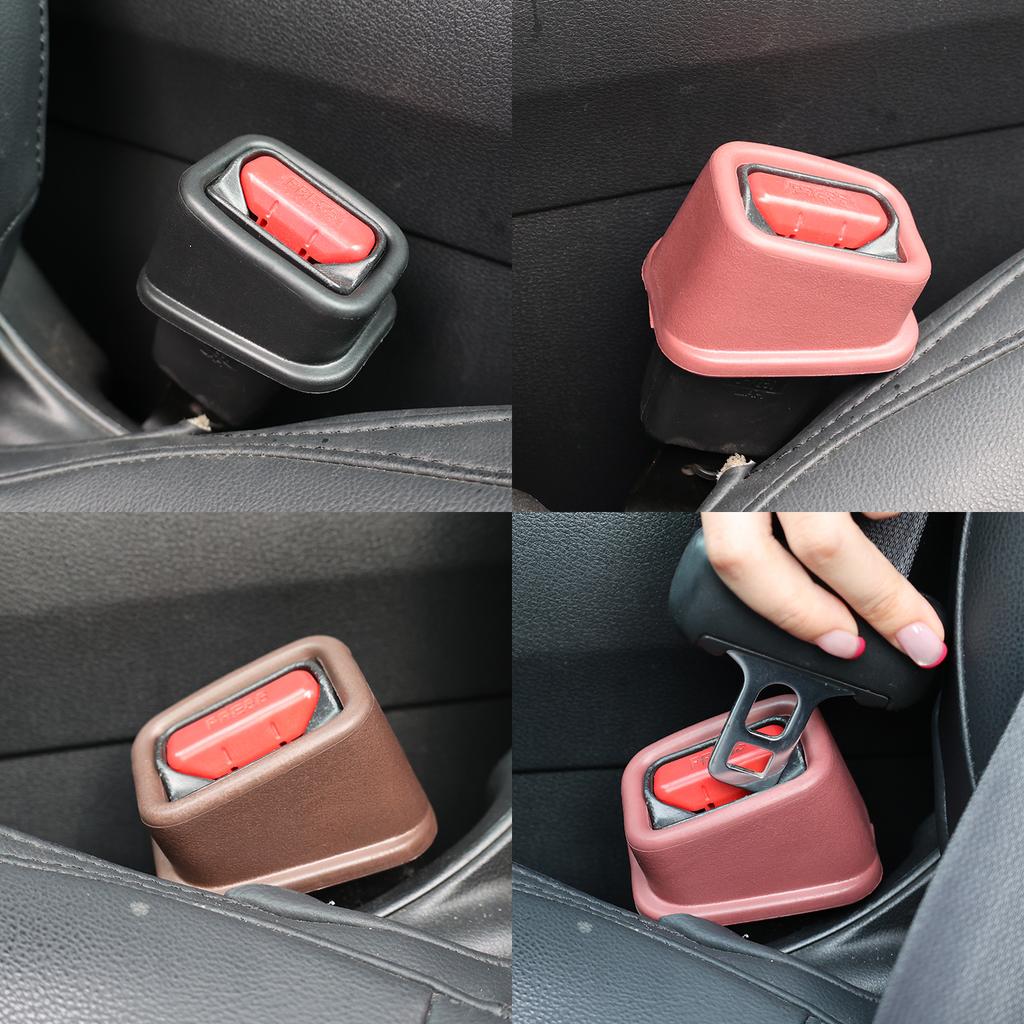 Car Seat Belt Buckle Cover Anti Scratch Seatbelt Button Protector Seat Belt Protection Cover Car Interior Accessories