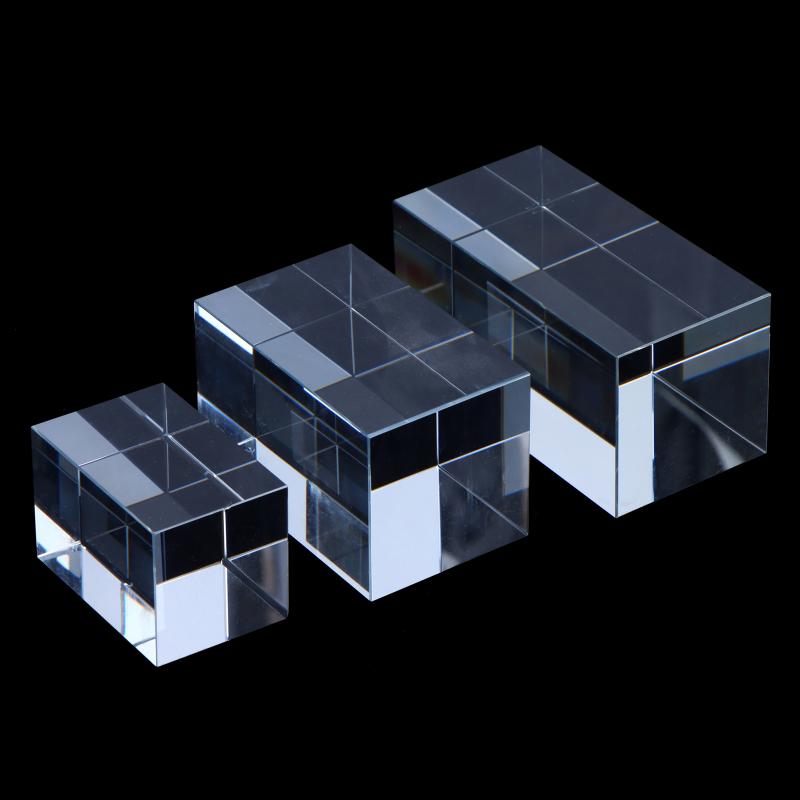 Engravable K9 Crystal Block Transparent Blank Cube Glass Paperweight for Home Office Desk Decor DIY Art Craft