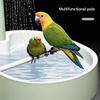 Papageien Duschbadewannen Hohe Volumina Innen Automatische Vogelbadewanne Duschwanne für Kakadus Rosellas Käfigzubehör