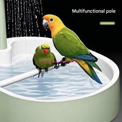 Papageien Duschbadewannen Hohe Volumina Innen Automatische Vogelbadewanne Duschwanne für Kakadus Rosellas Käfigzubehör