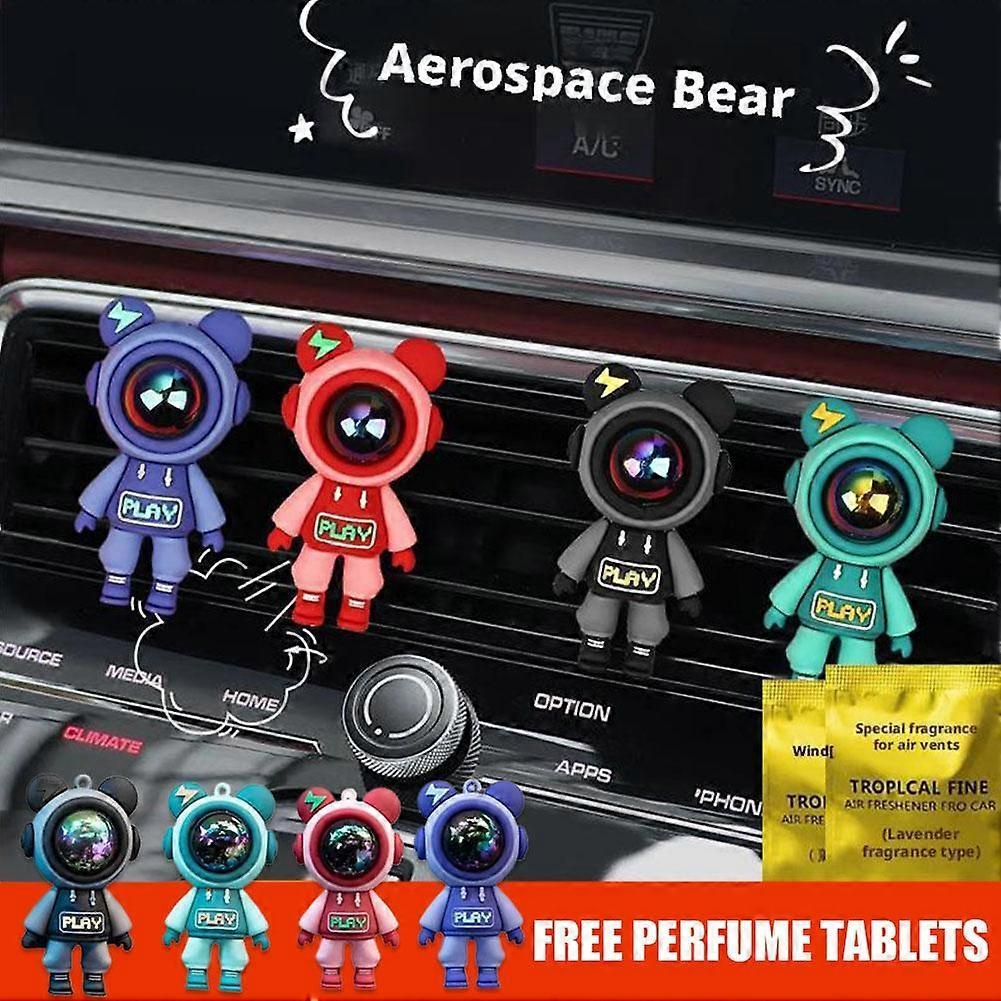 Cute Car Air Outlet Perfume Clip Cartoon Astronaut Car Air Freshener