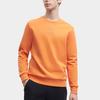 Fila Heritage Series Letter Pattern Round Neck Casual Fleece Pullover Sweatshirt Men Sweatshirt Jam-Orange F11M348222F-OR